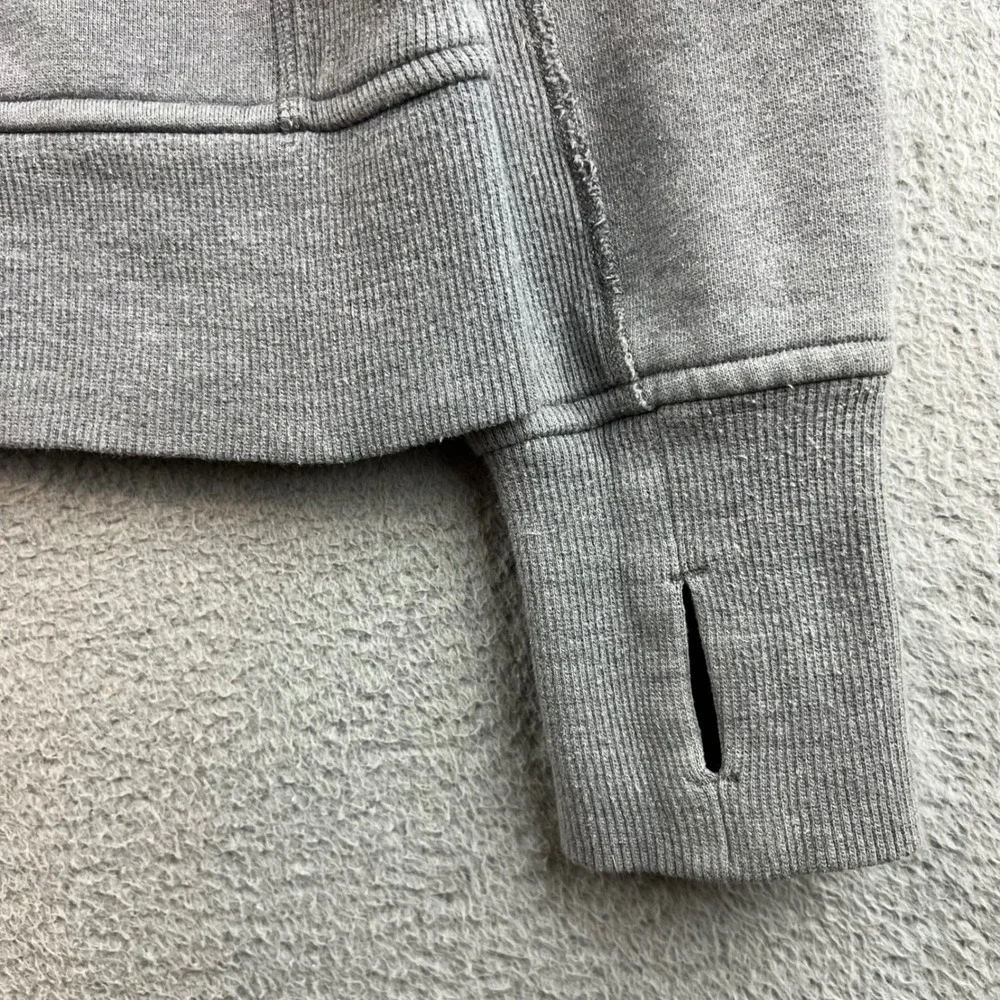 Lululemon Scuba Sparkle Special Edition Hoodie Grey Fleece Thumbholes 10